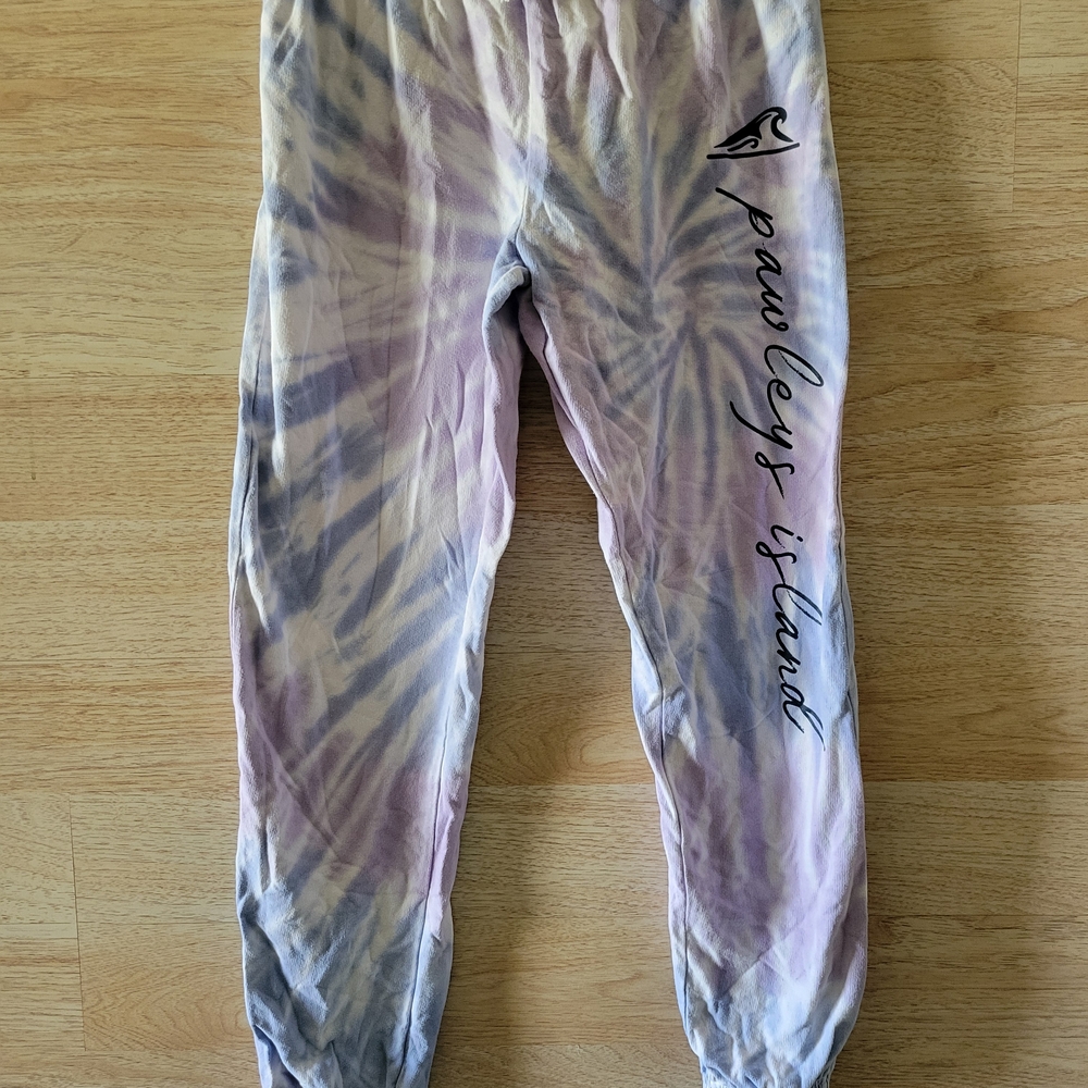 Aerie Kids Tie-Dye Joggers - Purple and Gray